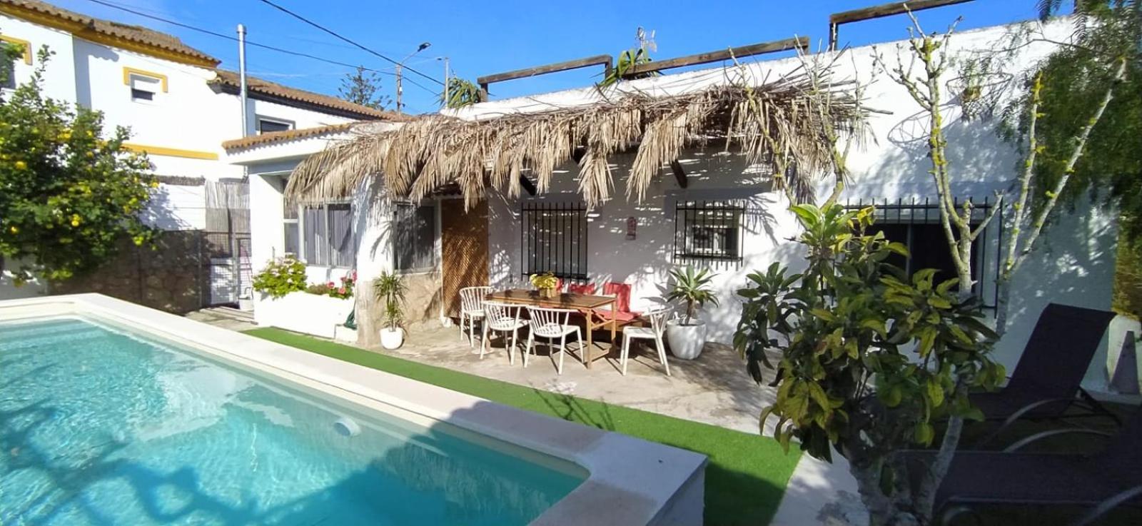 Casa, Piscina, Jacuzzi, Garaje, Barbacoa. Villa Chiclana de la Frontera Ngoại thất bức ảnh